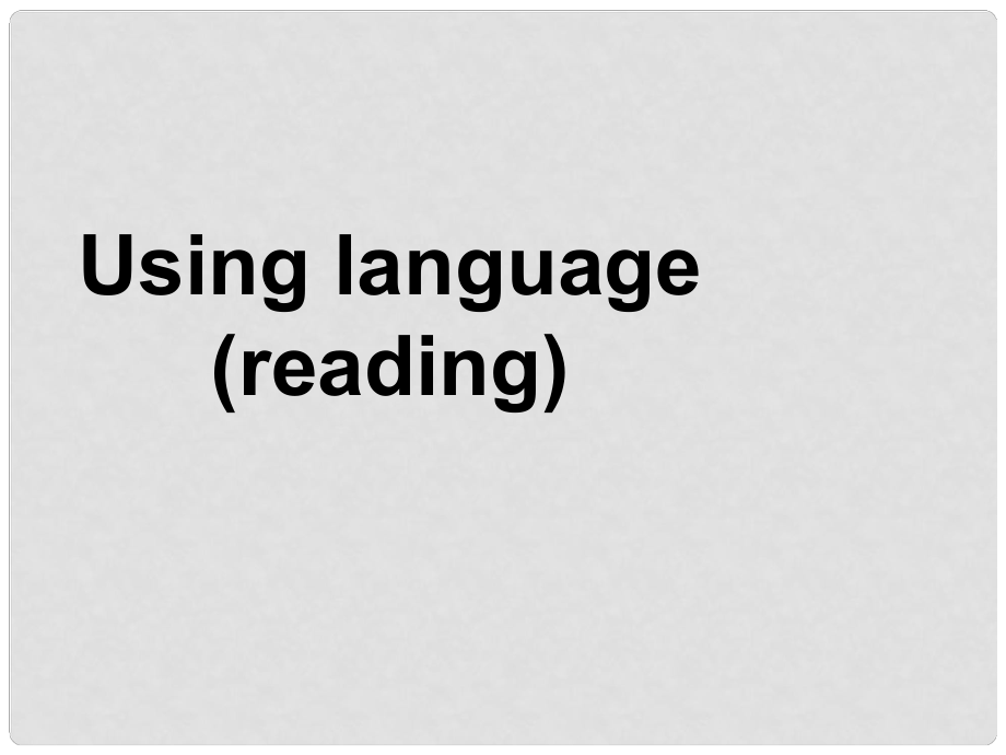 高中英语 Unit 1 A land of diversity using language课件2 新人教版选修8_第1页