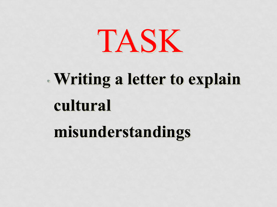 七年級英語Unit3 Understanding each othertask 1(ppt)牛津版選修六_第1頁