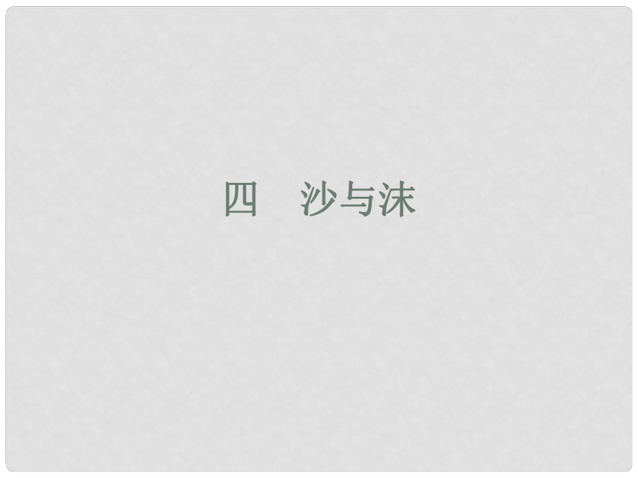 吉林省长市104中学七年级语文下册 沙与沫课件 长版_第1页