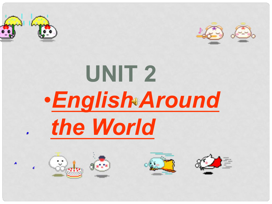 高一英語unit2 English around the world課件_第1頁