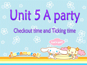 譯林版英語六下Unit 5A party課件1