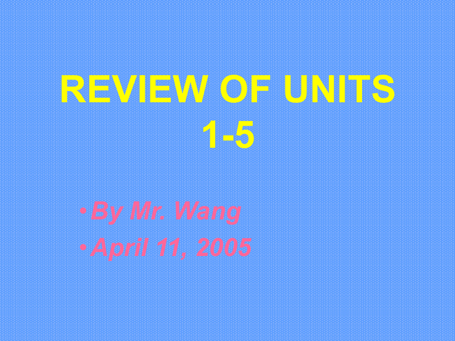 八年級英語下 Unit 15重點詞句 (ppt)_第1頁