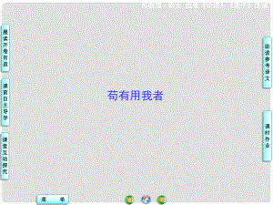 高中語文 茍有用我者課件 蘇教版選修《論語 孟子 選讀》