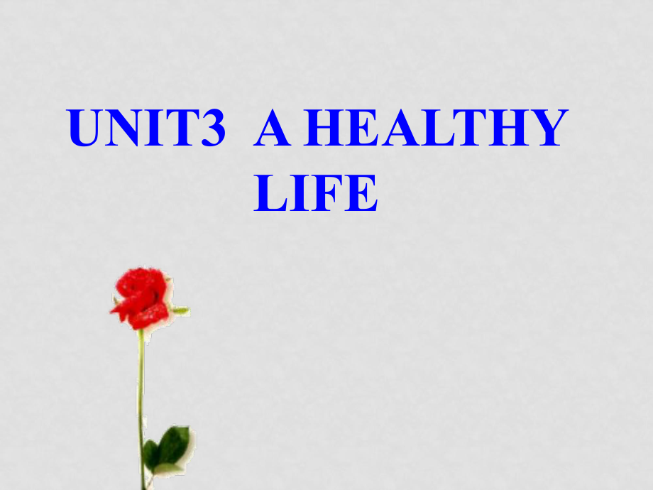 人教版英語選修6 Unit3 A Healthy Lifewarming up prereading(ppt)_第1頁