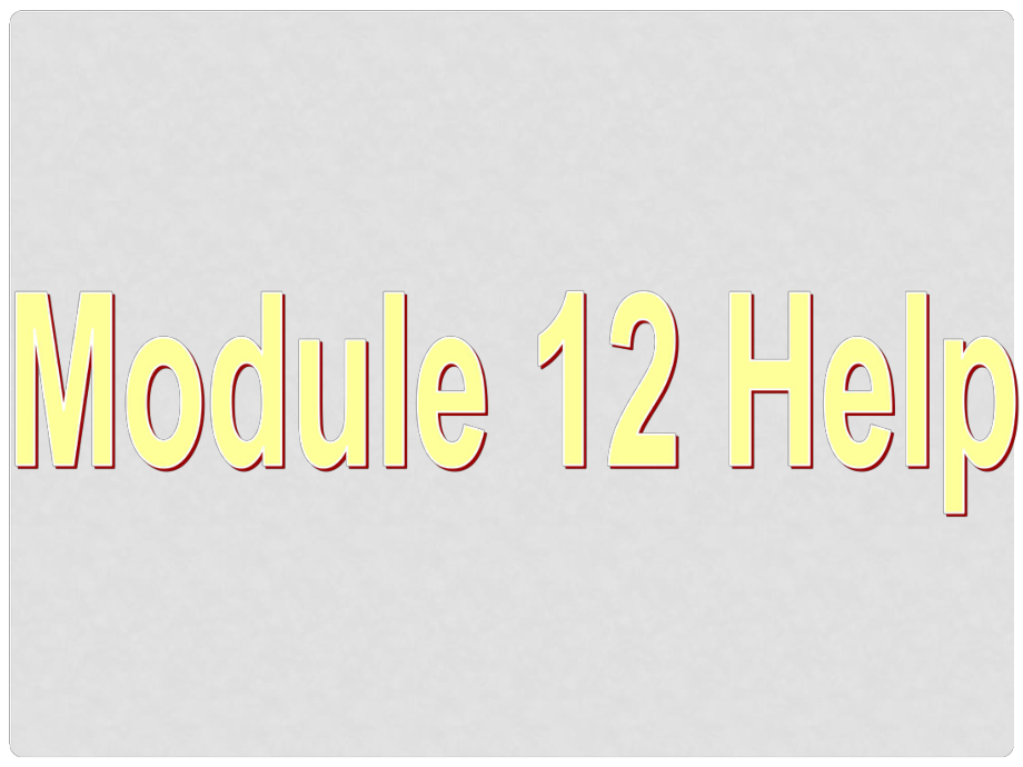 八年級英語上冊 Module 12 Unit 2 Stay away from windows and heavy furniture課件1 （新版）外研版_第1頁