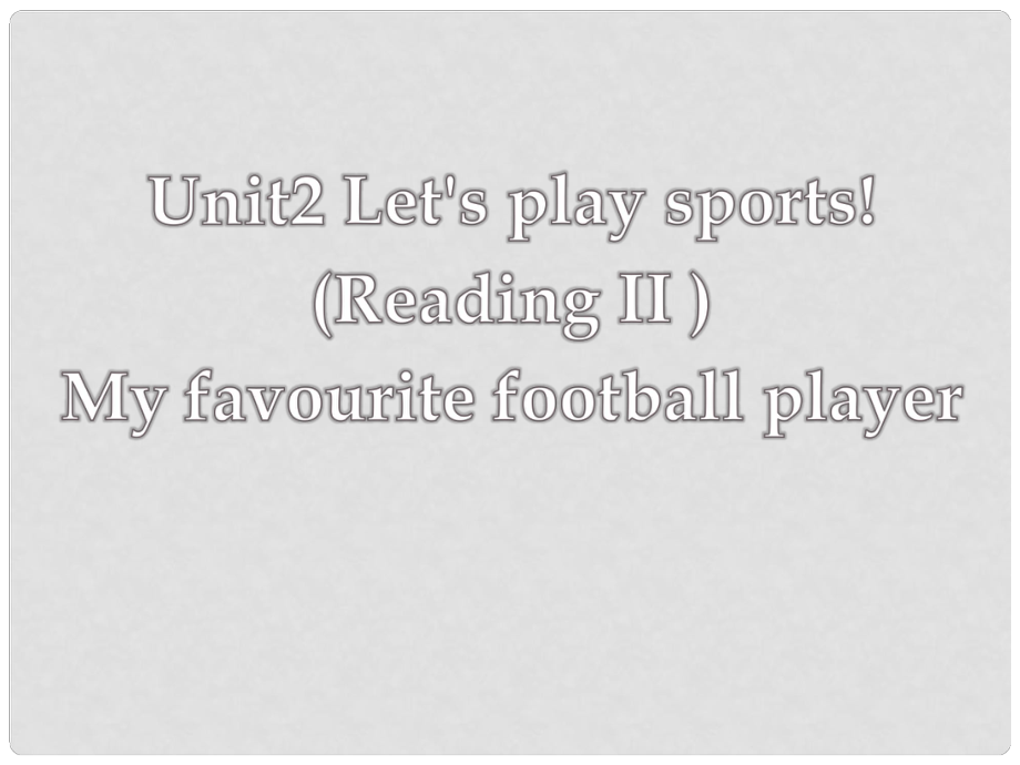 江苏省扬中市同德中学七年级英语上册 7A Unit 2 Let's play sports课件3 （新版）牛津版_第1页