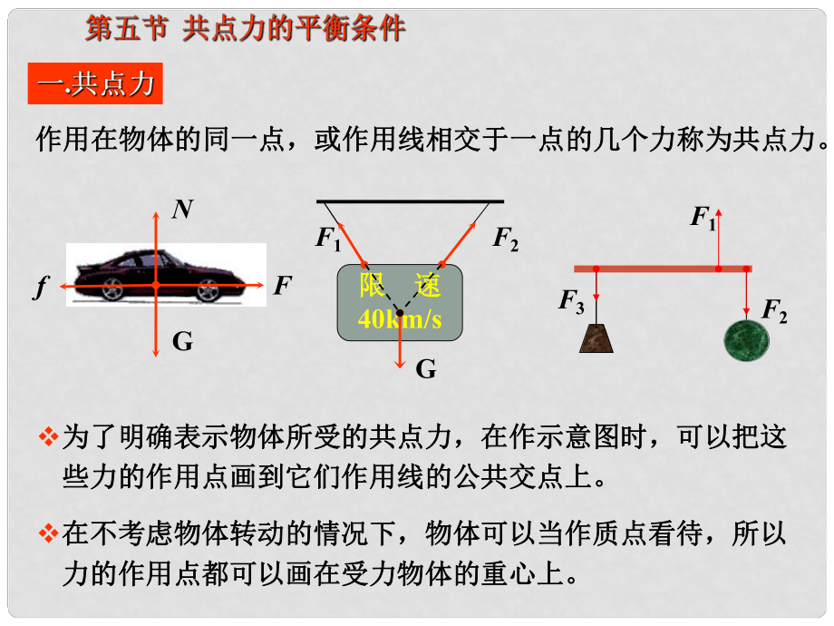 福建省福鼎市第二中學高三物理一輪復習 共點力的平衡條件課件_第1頁