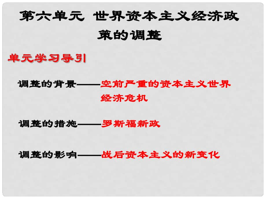 高一歷史7課 空前嚴(yán)重的資本主義世界經(jīng)濟危機課件_第1頁