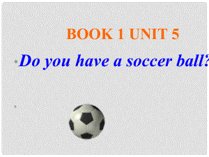 七年級(jí)英語(yǔ)上冊(cè) Unit 5 Do you have a soccer ball一套 課件人教版新目標(biāo)