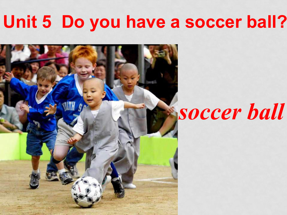 新目標(biāo)七年級(jí)英語(yǔ)上冊(cè) Unit5 Do you have a soccer ball第二課時(shí) 課件_第1頁(yè)