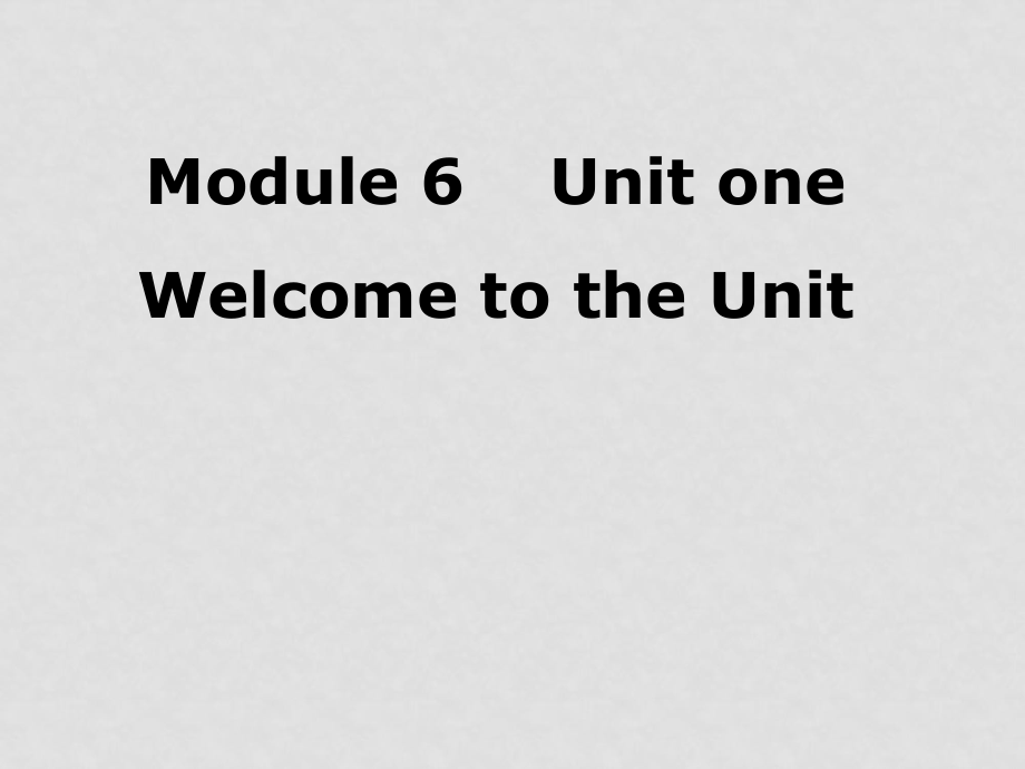 七年級(jí)英語(yǔ)Unit2 What is happiness to youwelcome to the unit(ppt)牛津版選修六_第1頁(yè)