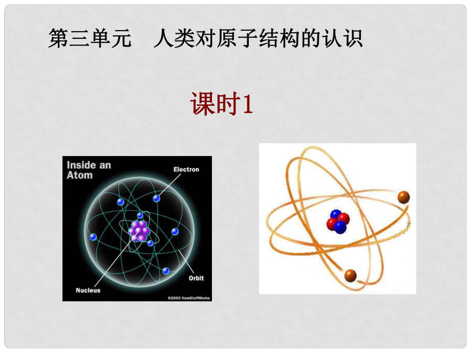 浙江臨海杜橋中學(xué)高中化學(xué) 人類對原子結(jié)構(gòu)的認(rèn)識課件 新人教版必修1_第1頁