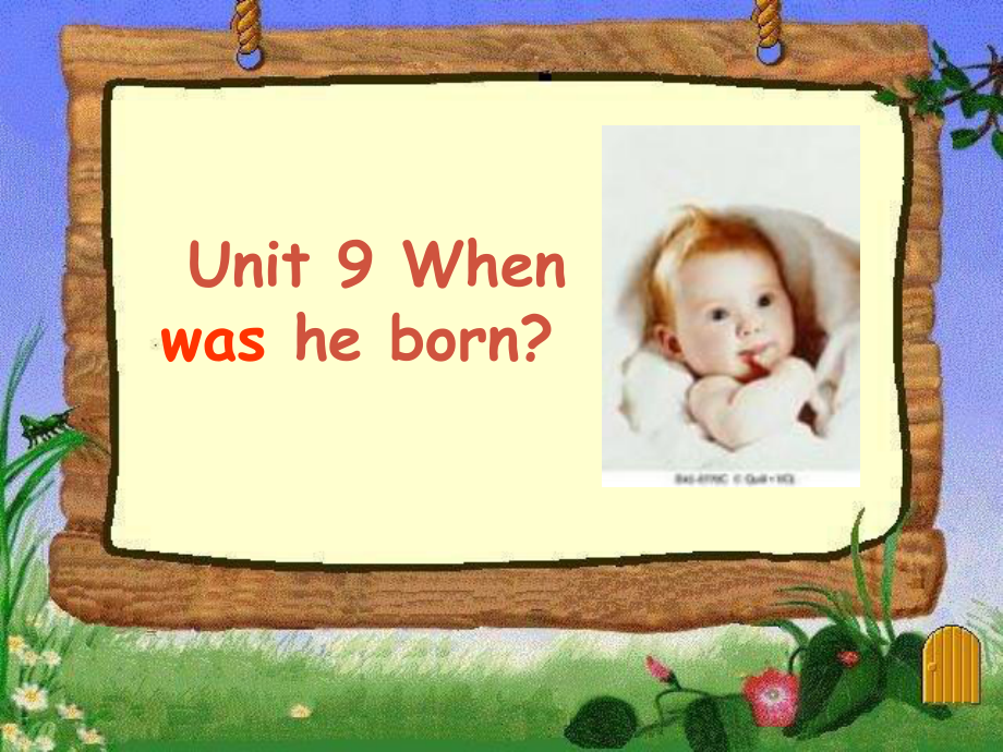 八年級英語上冊 Unit 9 When was he born課件 人教新目標版_第1頁