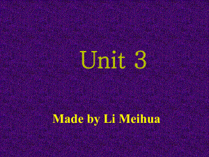 七年級英語下 Unit 3全單元 (ppt)