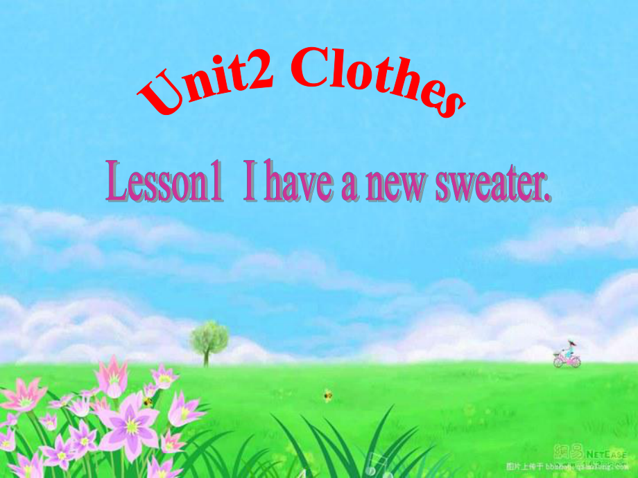 魯科版英語三年級下冊Unit 2Lesson 1 I have a new sweater課件4_第1頁