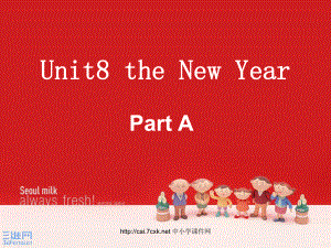 閩教版小學(xué)英語三年級上冊Unit 8The New Year課件2