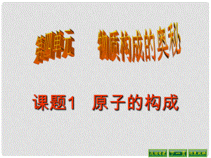 遼寧省燈塔市第二初級中學九年級化學上冊 4.1 原子的構成課件2 新人教版