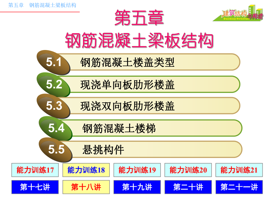 5 鋼筋混凝土梁板結(jié)構(gòu)_第1頁