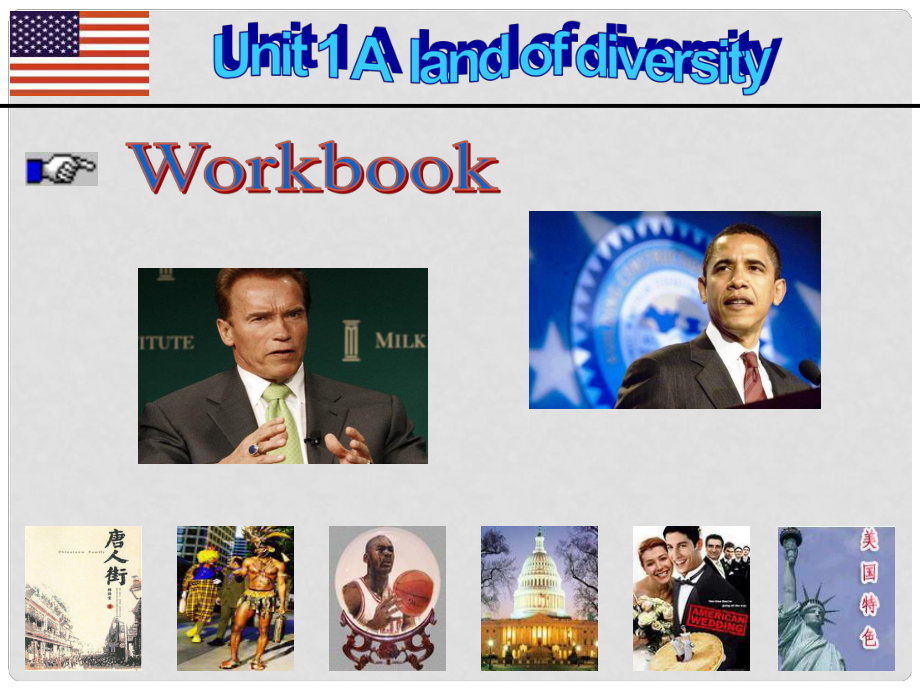 高中英語 Unit 1 A land of diversity Workbook課件 新人教版選修8_第1頁