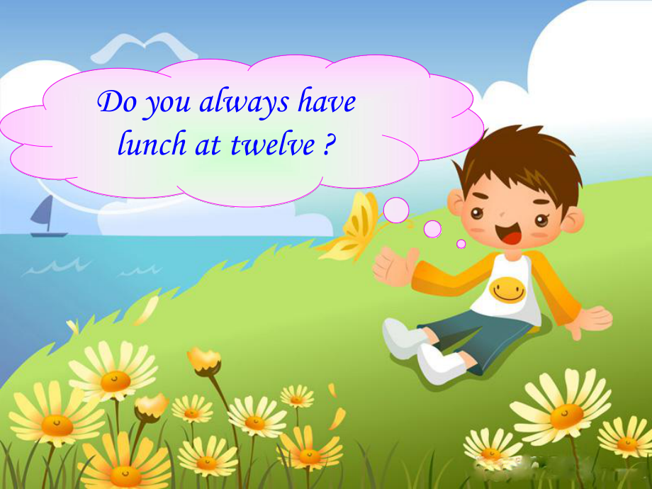 科普版英語五下Lesson 9Do you always have lunch at twelve課件1_第1頁