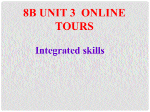 江蘇省永豐初級(jí)中學(xué)八年級(jí)英語(yǔ)下冊(cè) Unit 3 Online tours integrated skills課件 （新版）牛津版