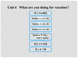 七年級(jí)英語下冊(cè) Unit 6 What are you doing for vacation課件 魯教版