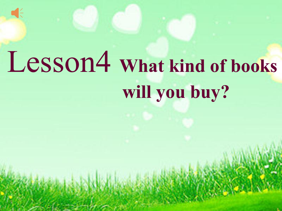 科普版英语六上Lesson 4What kind of books will you buy课件2_第1页