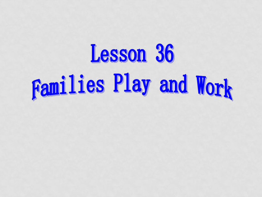 七年級英語上冊Unit5 Family and home Lesson 36 1 課件冀教版_第1頁