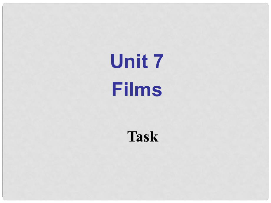 江蘇省永豐初級中學(xué)九年級英語上冊 Unit 7 Films Task課件1 （新版）牛津版_第1頁