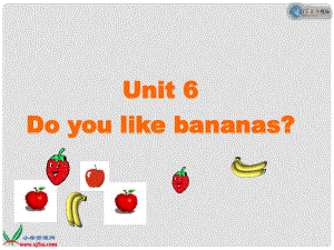 六年級(jí)英語下冊(cè) Unit6 Do you like bananas課件 人教新版