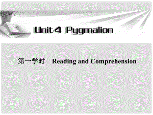 高中英語 Unit4 第一學(xué)時(shí)Reading and Comprehension同步教學(xué)課件 新人教版選修8