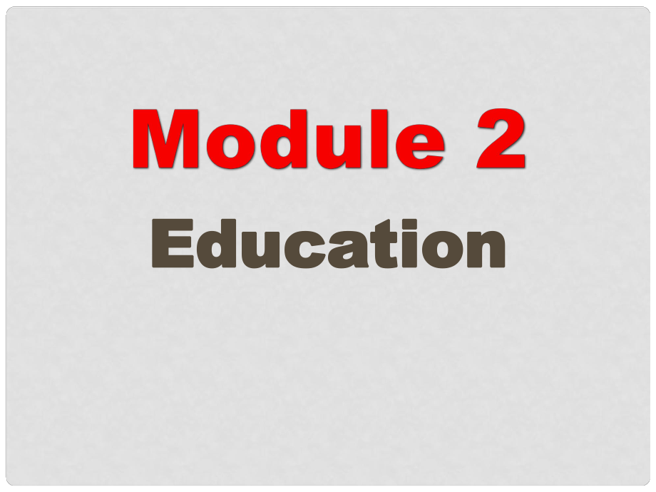 九年級英語下冊 Module 2 Unit 1 It’s great to see her again課件 外研版_第1頁