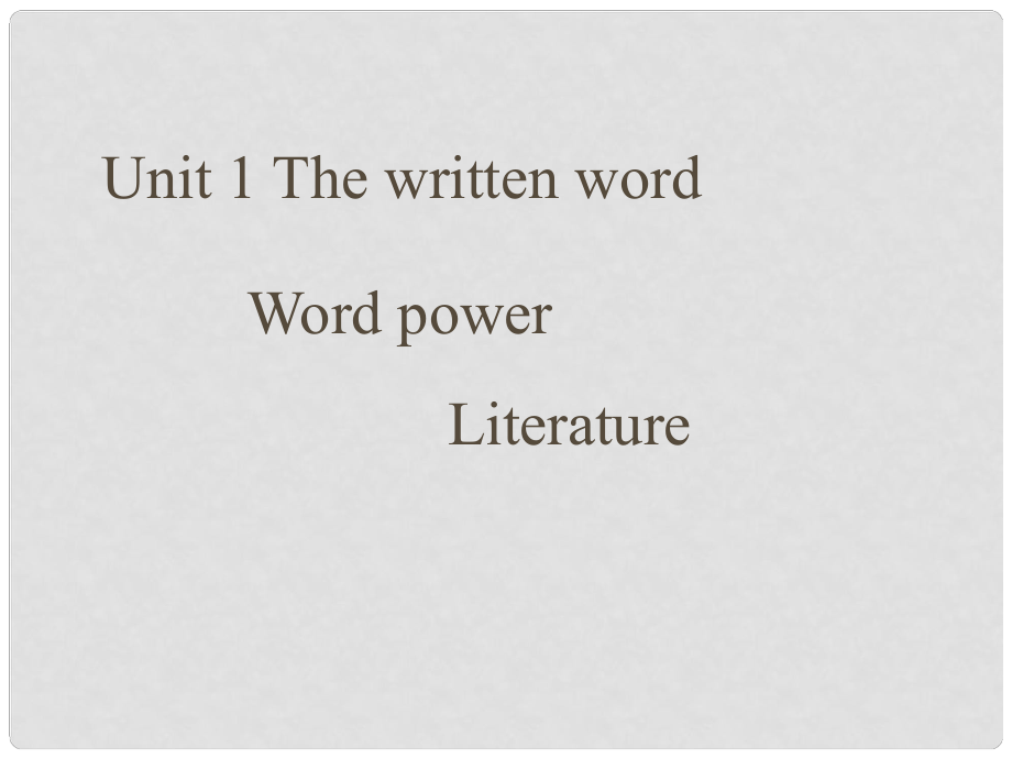 高中英語Unit 1《The written word》課件 Word power（牛津譯林版選修8）_第1頁