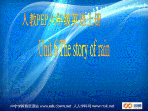 人教PEP版英语六上unit 6 the story of rainPPT课件之五