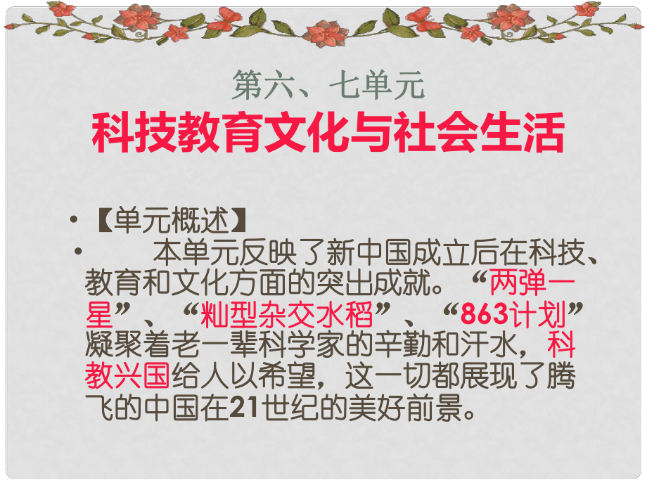 江蘇省南京市長城中學八年級歷史下冊 第17課 科學技術(shù)的成就（一）課件 新人教版_第1頁