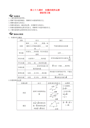 【導與練】新課標高三數(shù)學一輪復習 第4篇 平面向量的概念及線性運算學案 理