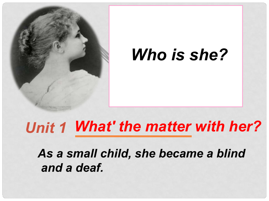 六年級(jí)英語(yǔ)下冊(cè) Module 9 Unit 1 What' the matter with her？課件（1） 外研版（三起）_第1頁(yè)