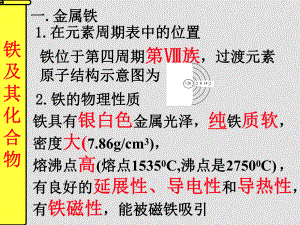 高中化學 學業(yè)水平測試知識點復習各章節(jié)課件 人教版必修1鐵 銅及其化合物