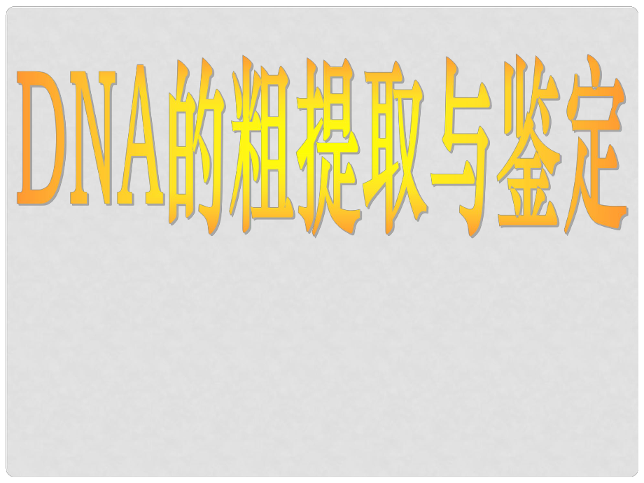 江蘇省宿遷市馬陵中學高考生物專題復習 DNA的粗提取與分離課件_第1頁