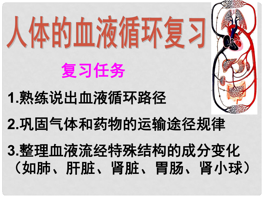 山东省青岛市经济技术开发区育才初级中学七年级生物下册 输送血液的泵心脏课件 新人教版_第1页