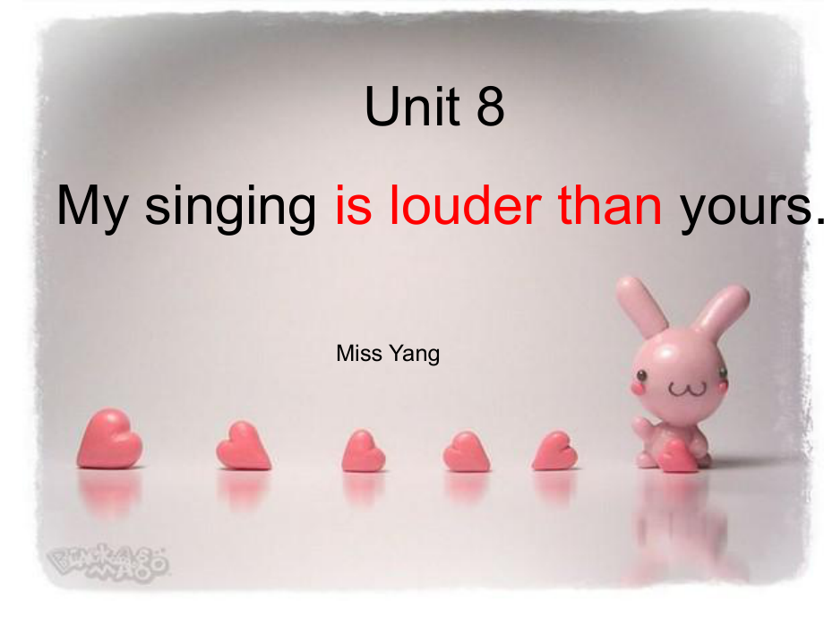 湘少版六上Unit 8 My singing is louder than yoursppt課件2_第1頁(yè)