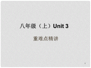 中考英語總復習 考點清單 第一部分 教材知識梳理 八上 Unit 3課件（含中考試題示例）