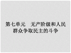 高中歷史 71 英國憲章運動課件 新人教版選修2