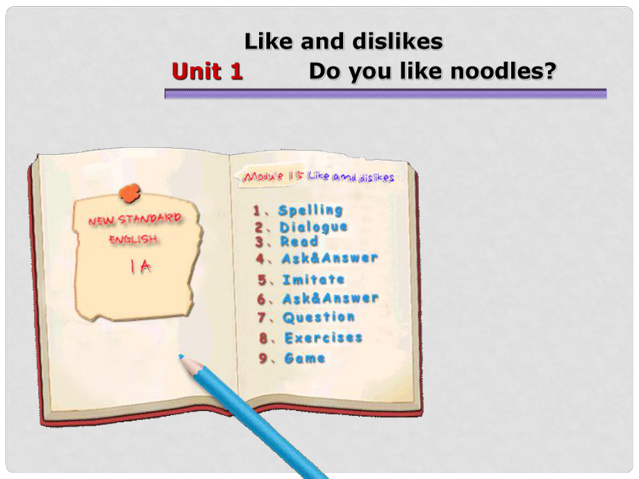 七年級(jí)英語(yǔ)Module 13 Unit 1 Do you like noodles(課件)外研版_第1頁(yè)