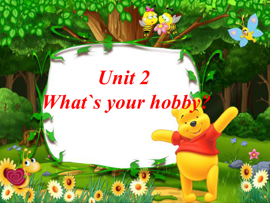 人教版精通英語六上Unit 2 What’s your hobppt課件1_第1頁