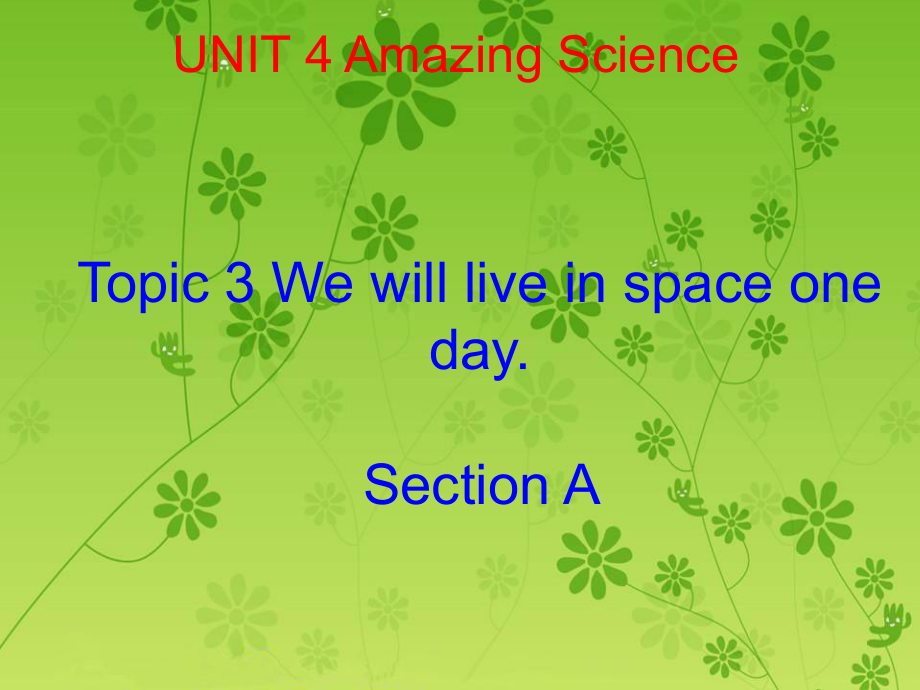 九年級(jí)英語(yǔ)Unit4 Topic 3 Section A 2課件仁愛(ài)版Section A_第1頁(yè)