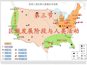 山東省淄博市淄川般陽中學(xué)高中地理 區(qū)域發(fā)展階段與人類活動(dòng)課件 新人教版必修3