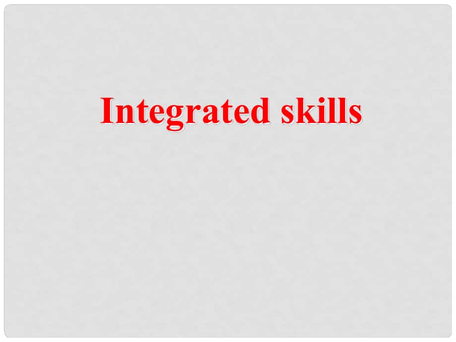 八年级英语下册Unit 5 International charitiesIntegrated skills 课件牛津版_第1页