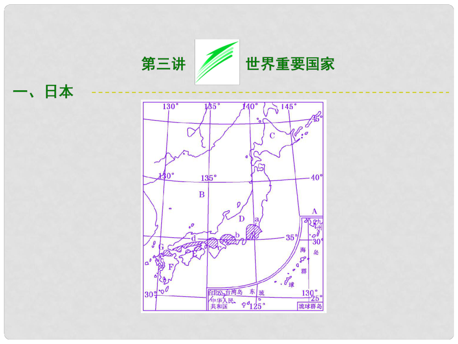 高考地理 第十一章 第三講 世界重要國家課件_第1頁