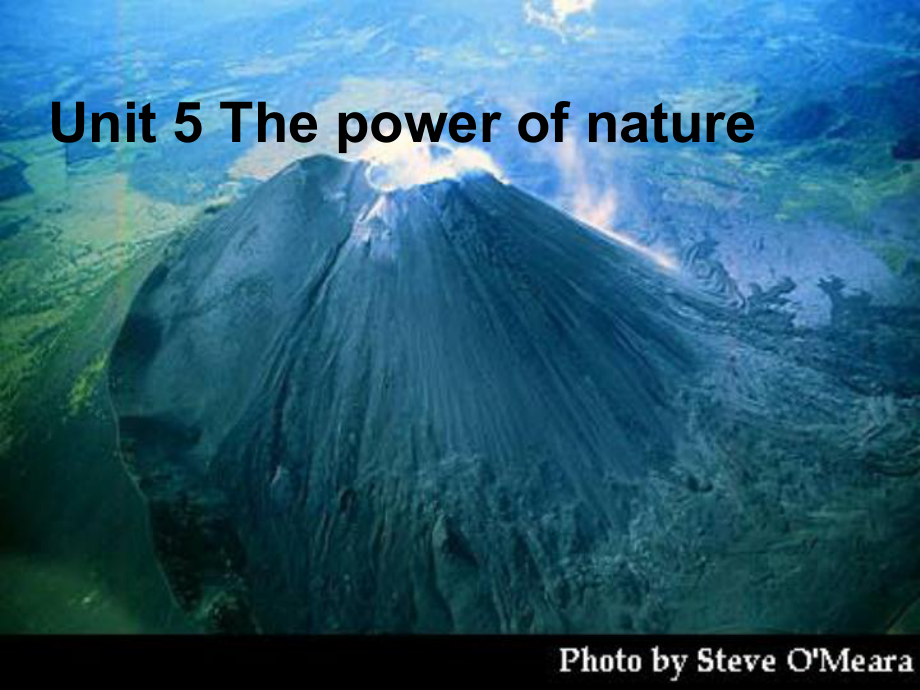 人教版英語選修6 Unit5 The power of nature 2(ppt)_第1頁